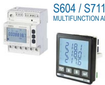 S604 / S711 Multifunction Power Meters